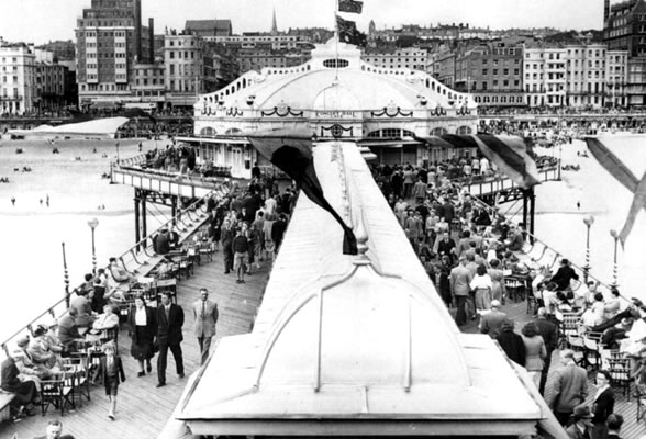 The West Pier in its heyday