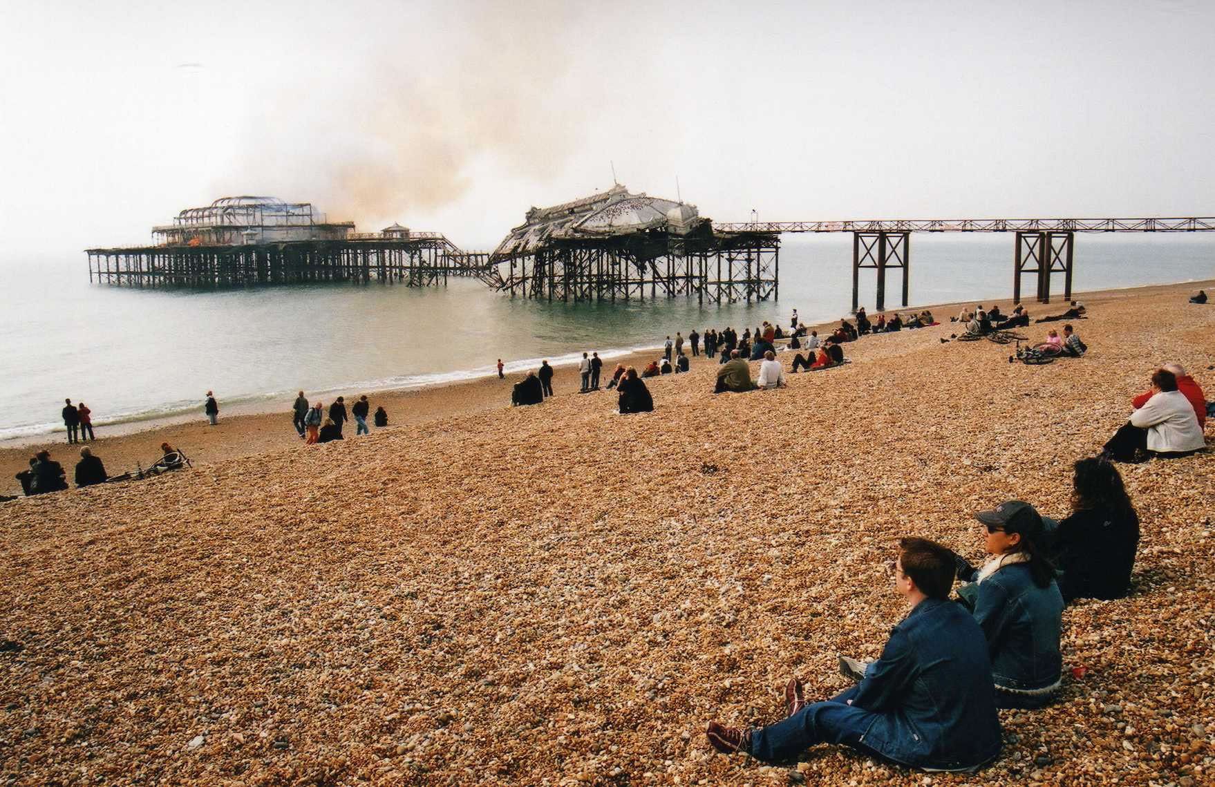 West Pier fire